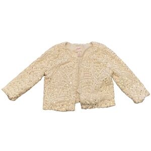 {Candies} Faux Fur 3/4 Sleeve Cardigan